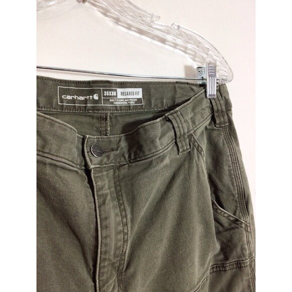 Carhartt Utility Pants Reinforced Knees Mens 36 X 30 - Picture 2 of 6